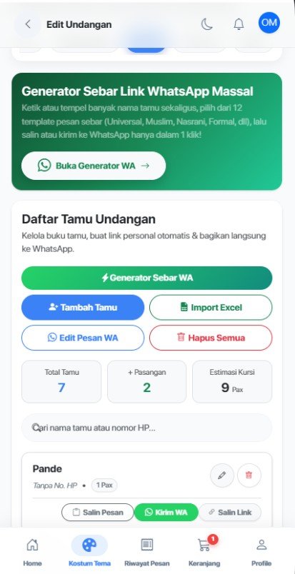 Undangan di Smartphone